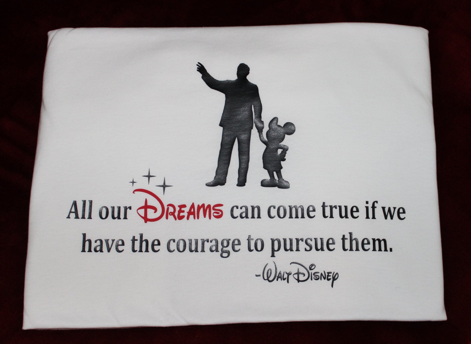 Walt Disney Quote. all Our Dreams Can Come True If We Etsy