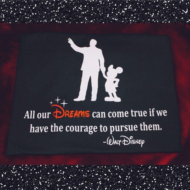 Walt Disney Quote. all Our Dreams Can Come True If We Etsy
