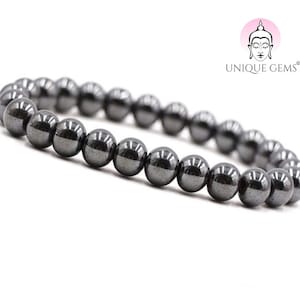 Unique Gems Chakra Healing Stones Bracelet Tiger Eye Beads 8mm stretchable 16cm - 19cm