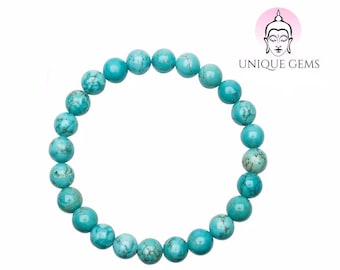 Bracciale Con Pietre Naturali Chakra UEUC | Perle Di Quarzo 8 Mm | Unisex, Fatto A Mano, Elasticizzato - 4
