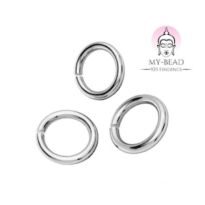 My-Bead 925 sterling silver jump rings open eyelets high-quality jewellery findings DIY