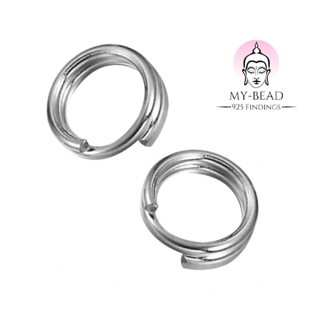 Anelli Di Collegamento In Argento Sterling 925 Per Gioielli Fai Da Te – Diametro 2 Mm, Ipoallergenici, Confezione Da 20 Pezzi, My-Bead