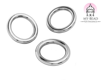 My-Bead jump rings closed 925 sterling silver different sizes for jewelry making DIY