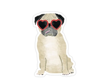 Pug Shmug Sticker