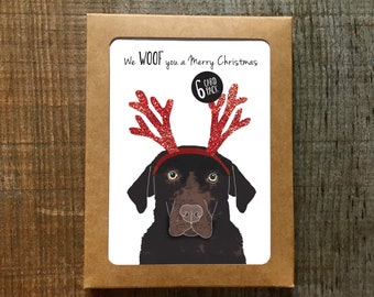 We Woof You A Merry Christmas Boxed Set - Holiday Card pack