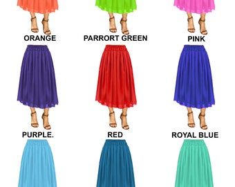 Wevez Da Donna In Cotone Da 40 Pollici A Cerchio Intero Elastico In Vita A Linea - Foto 2