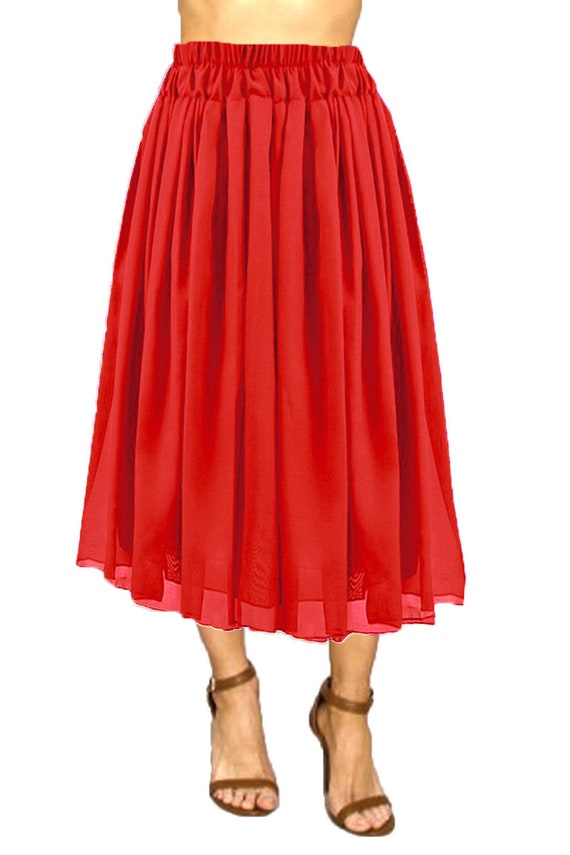 Wevez Da Donna In Cotone Da 40 Pollici A Cerchio Intero Elastico In Vita A Linea - Foto 9