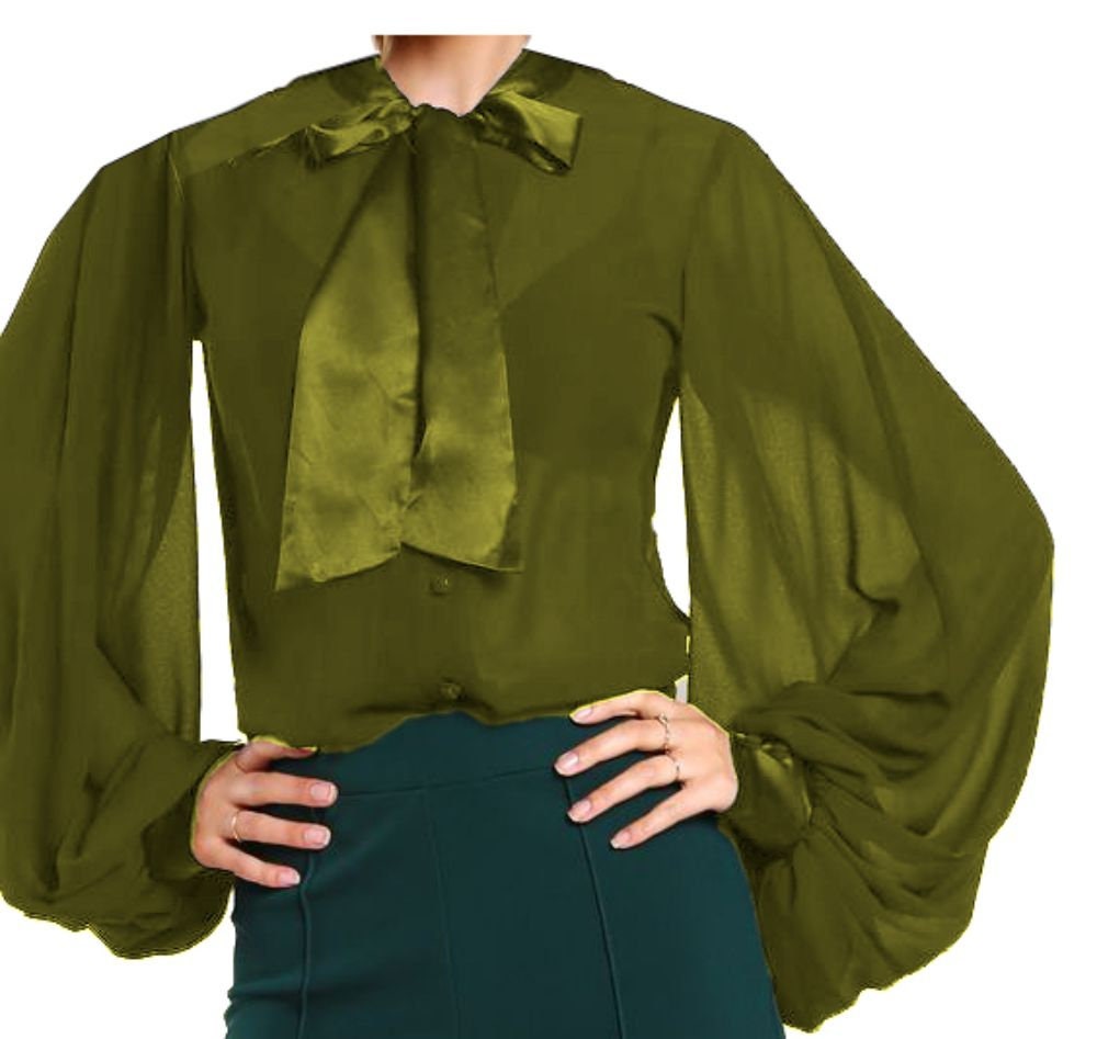 fancy collar blouse