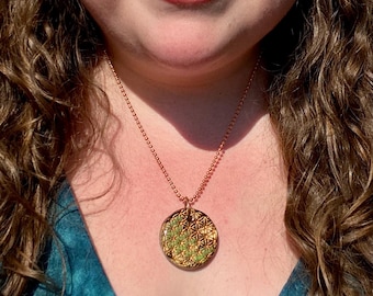 I Am Cosmic Blueprint Orgonite Flower of Life EMF Shield Amulet  | Sacred Geometry EMF Protection with Elite Shungite C60 + Black Tourmaline