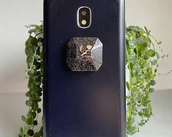Gem Orgonite EMF Shield: Shungite, Tourmaline Phone Protector