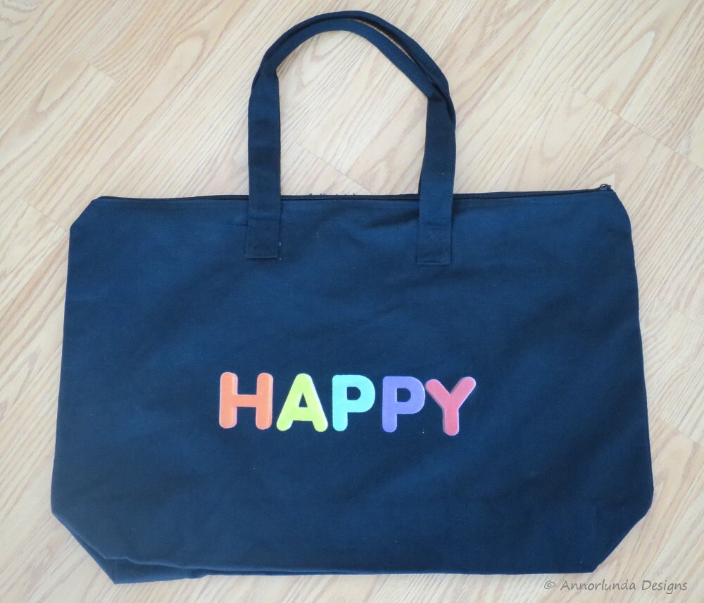 Happy Tote Bag | Etsy