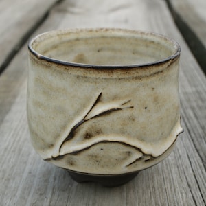 Wabi Sabi Tea Bowl. Yunomi Tea Cup. Hand Craft Pottery. Ceramic Tea Bowl. Hand Crafted Pottery Cup. Tea Lover Gift . Teaware.