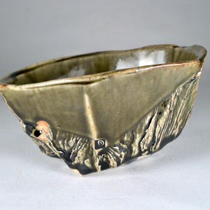 Chawan “Discovery”, Wabi Sabi Stoneware Tea Bowl for the Japanese tea ceremony by Paul Fryman