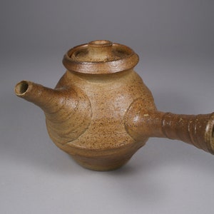Wood fired Bizen Kyusu Teapot, Side Handle Teapot by Paul Fryman