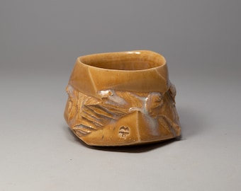 Handcrafted Wabi Sabi Ceramic Espresso Cup, Stoneware Coffee Cup by Mykhailo Tovstous