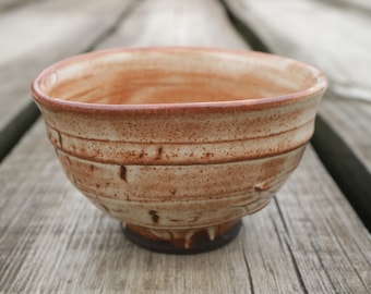 Pottery Tea Cup. Tea-Bowl, Small Chawan, Ceremony Bowl, Tea Cup no Handle, Pottery Cup. Japanese Tea Ceremony Bowl. Serving Bowl.