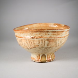 Wabi Sabi Tea Cup. White Beige Medium Tea Bowl. Tea Cup no Handle &quot;Dune&quot;. Ceramic Tumbler. Decorated Pottery Cup. Handmade Pottery Cup.