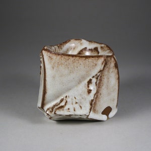 Kurinuki Coffee cup. Ceramic Espresso Cup. Studio Pottery Coffee cup. Wabi Sabi Stoneware Pottery. Guinomi Sake Cup.
