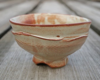 Tea-Bowl, Tea Cup no Handle. Pottery Cup. Drinking Bowl. White Glazed Cup. Wab Sabi Pottery. Studio Ceramics. Yunomi.