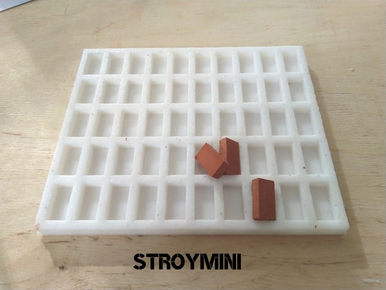 mini brick silicone mold