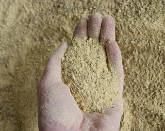 1lb/450gr Natural Yellow mix colors clay dirt powder crushed cleaned extracted clay soil earthy Healthy cleansing Clay from Bulgaria