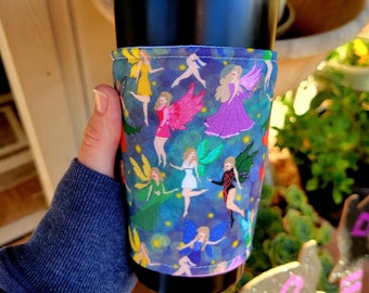 NEW! Swiftie Fairies Iced Coffee Cozy, Insulated Sleeve, Reversible, Iced Coffee Lover Gift