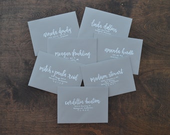 Envelope Hand Lettering