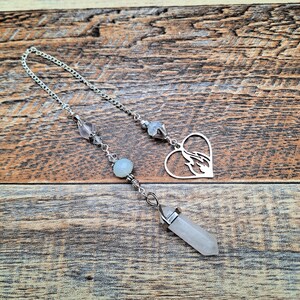 Norse Nanna Goddess of Joy and Love Crystal Pendulum, Dowsing, Divination, Heathen