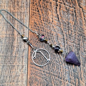 Archangel Raphael Crystal Pendulum, Dowsing, Divination