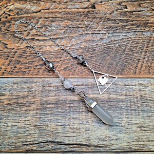 Yoruban Olodumare Creator Orisha Crystal Pendulum, Dowsing, Divination