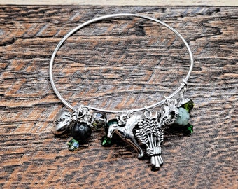 Celtic Cernunnos God of the Wild Bangle Bracelet, Pagan, Witchcraft, Offering