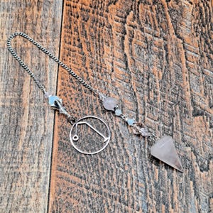 Archangel Raphael Crystal Pendulum, Dowsing, Divination