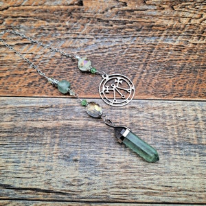 Ars Goetia Grimoire Demon Marbas Crystal Pendulum, Dowsing, Divination, Ceremonial Magick