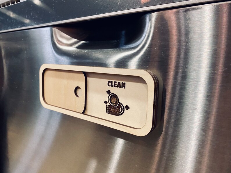 Personalizable Wooden Dishwasher Sign - Etsy