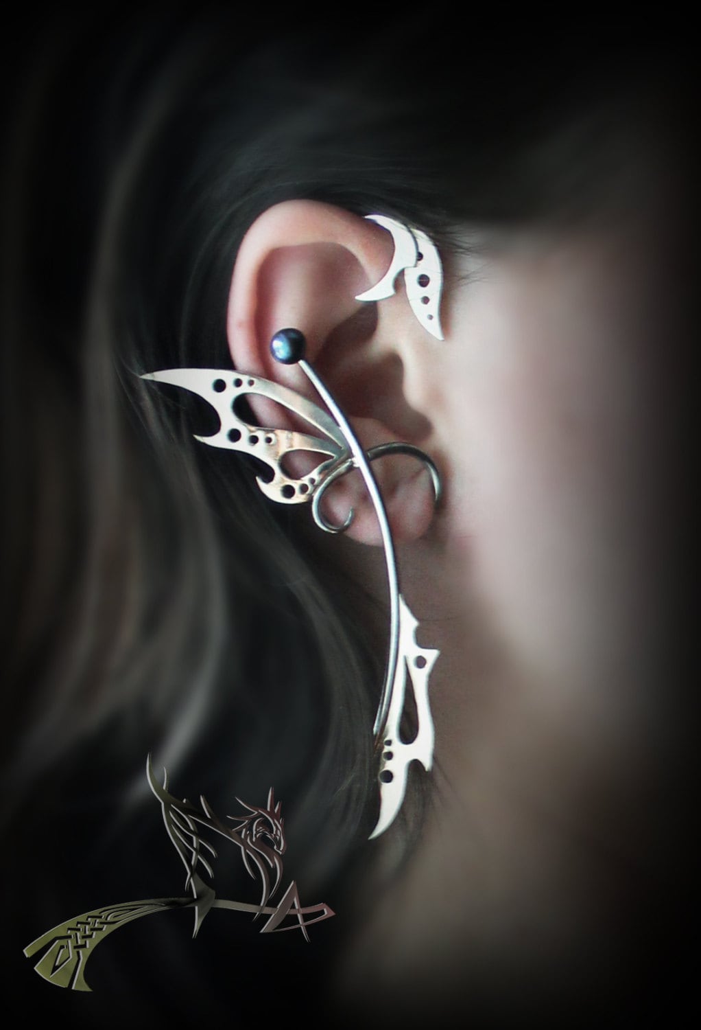 Ear Cuff Butterfly Earrings Butterfly Jewelry pearls Etsy