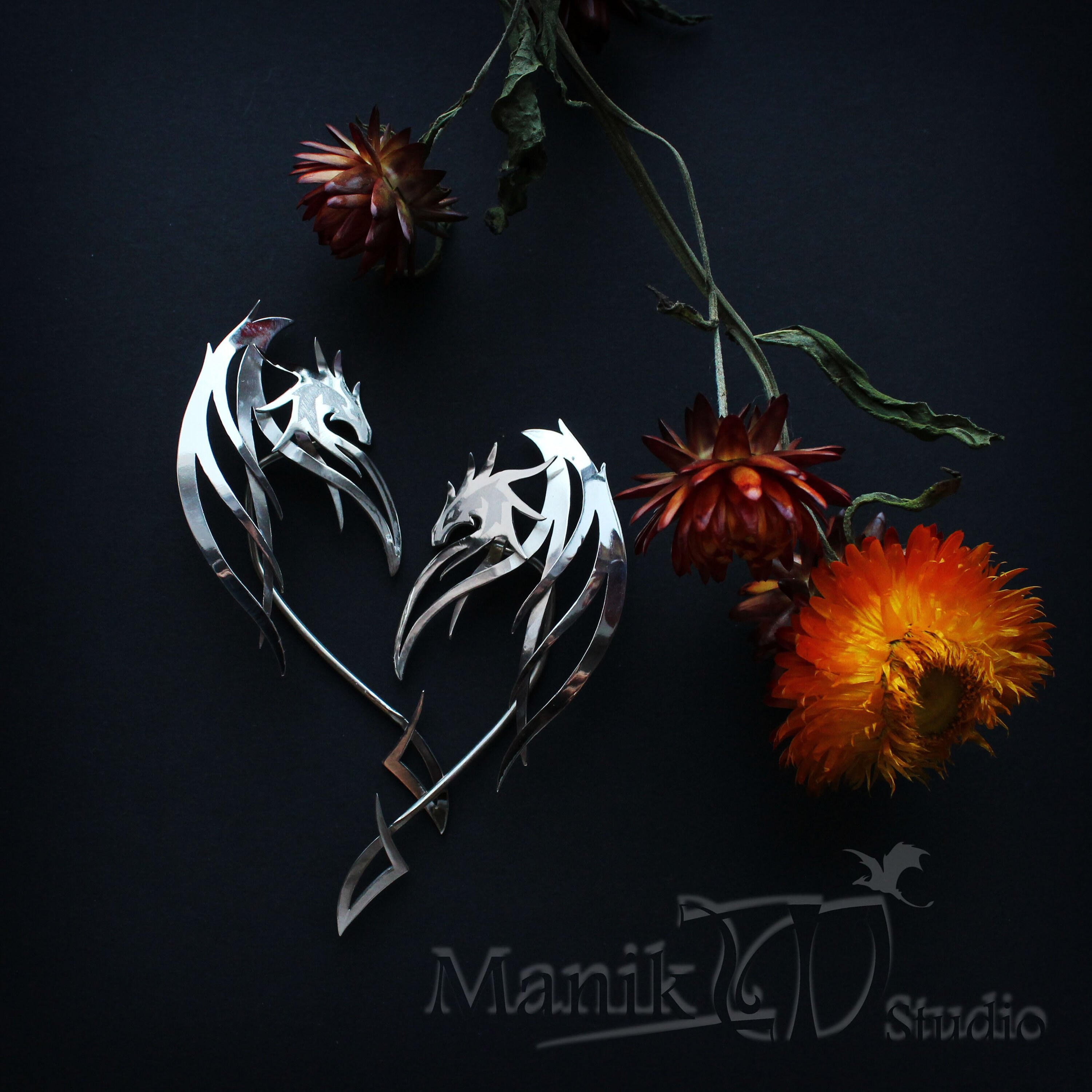 Ear Cuff Dragon Guardian Elf Ear Cuff jewelry art Etsy