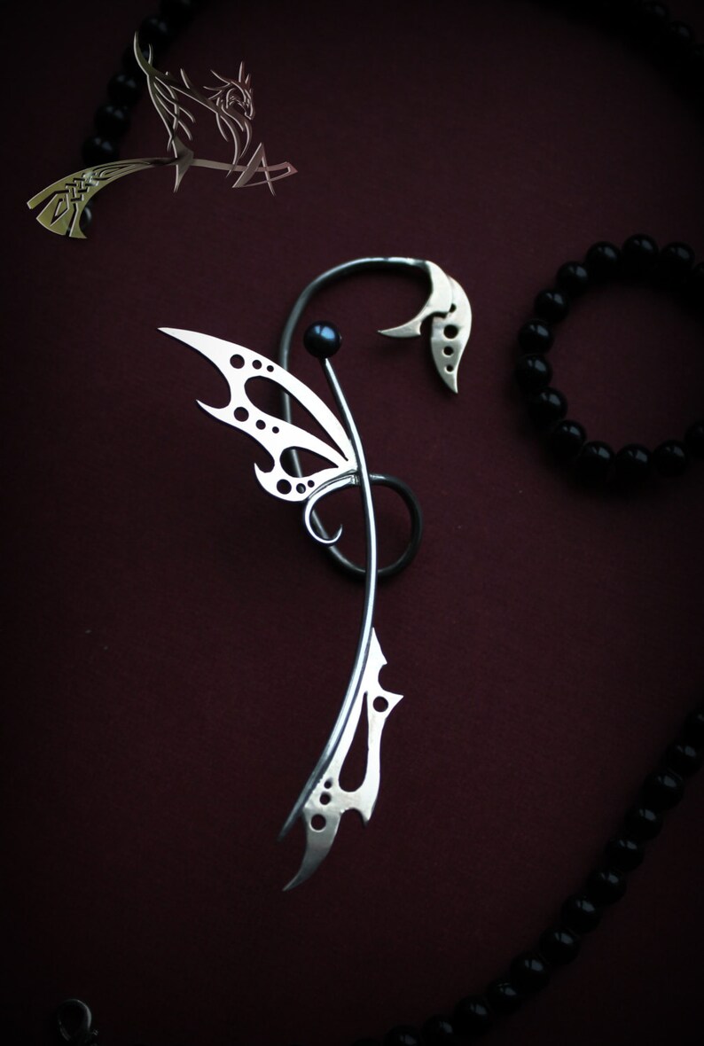 Ear Cuff Butterfly Earrings Butterfly Jewelry pearls Etsy