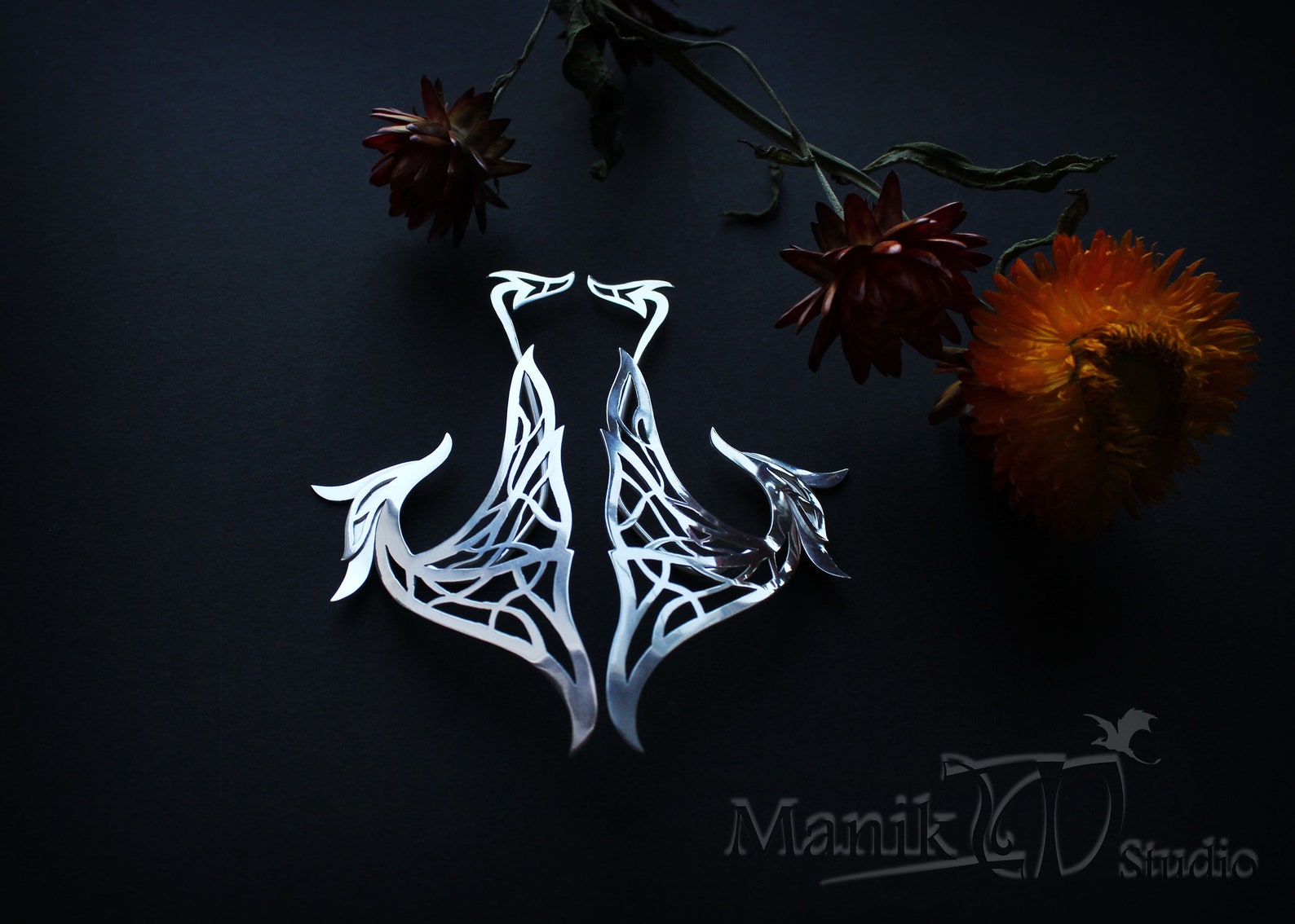 Elf Ear Cuff Dragon Ear Cuff Elf Fantasy jewelry Etsy