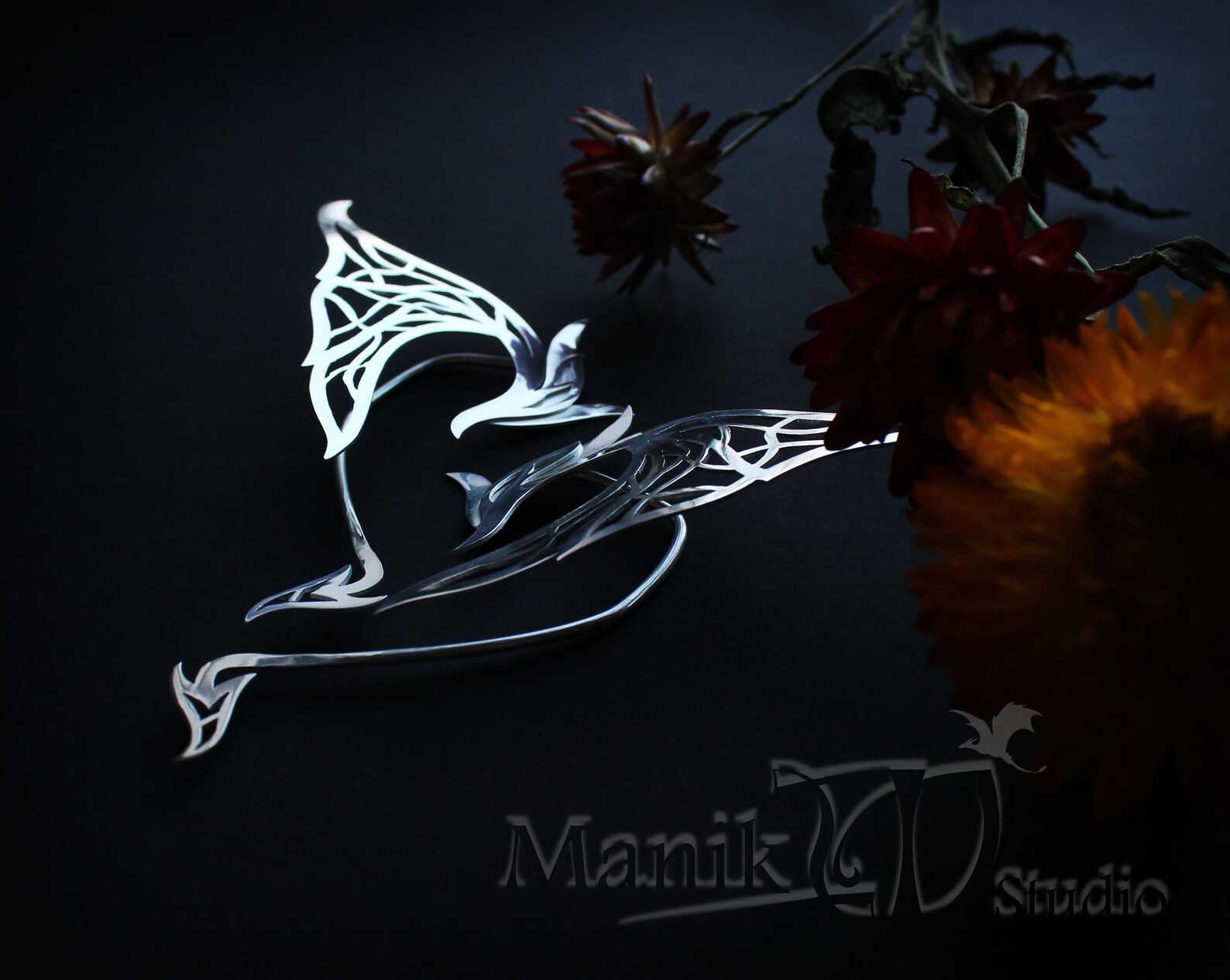 Elf Ear Cuff Dragon Ear Cuff Elf Fantasy jewelry Etsy