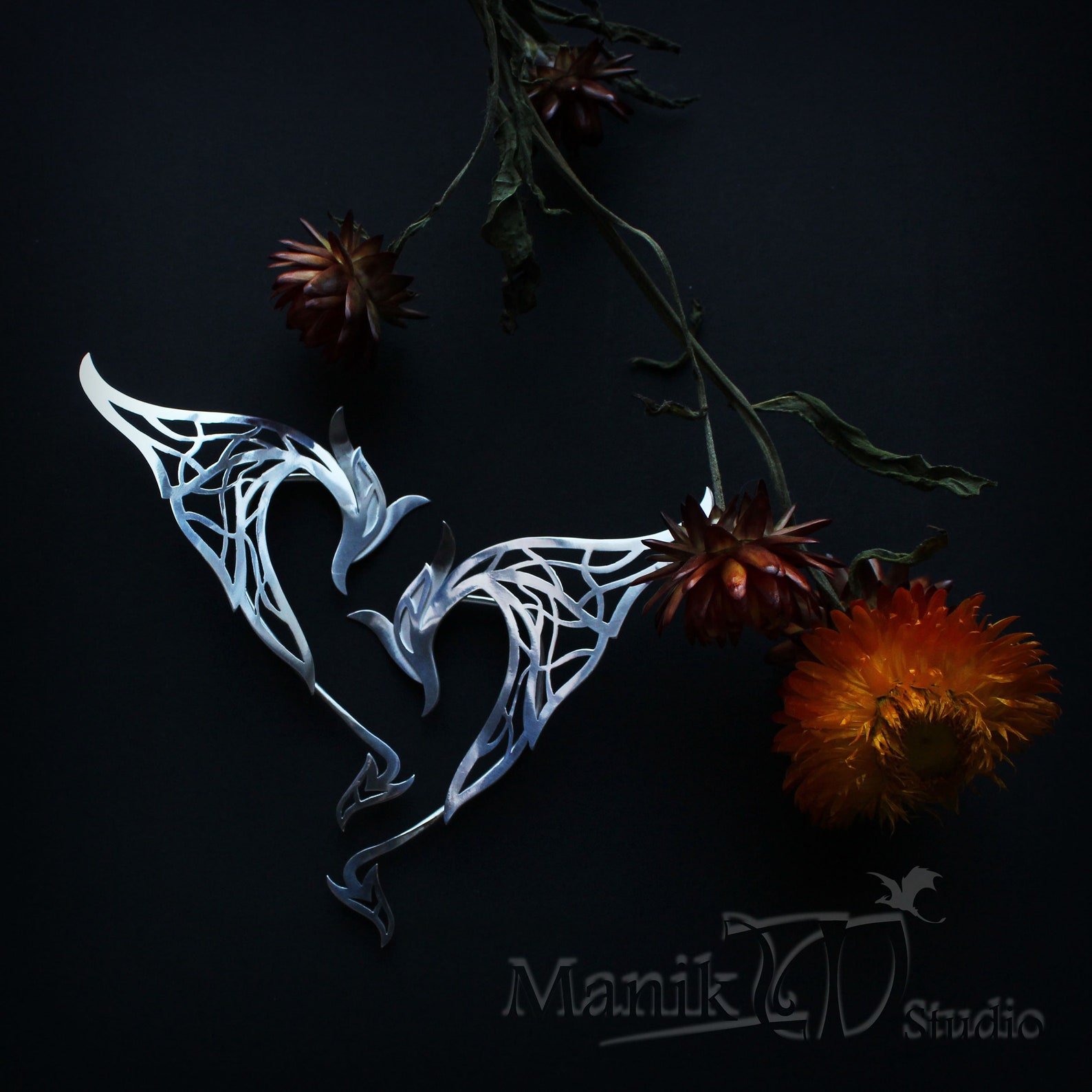 Elf Ear Cuff Dragon Ear Cuff Elf Fantasy jewelry Etsy