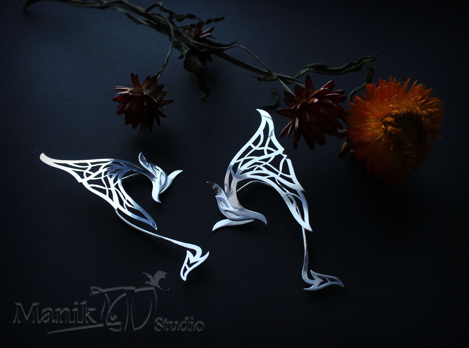 Elf Ear Cuff Dragon Ear Cuff Elf Fantasy jewelry Etsy