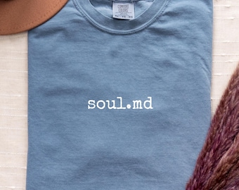 Soul.md Programmer Shirt, Developer Gift, Minimal Tech T-Shirt, Coding Tee, Software Engineer Gift
