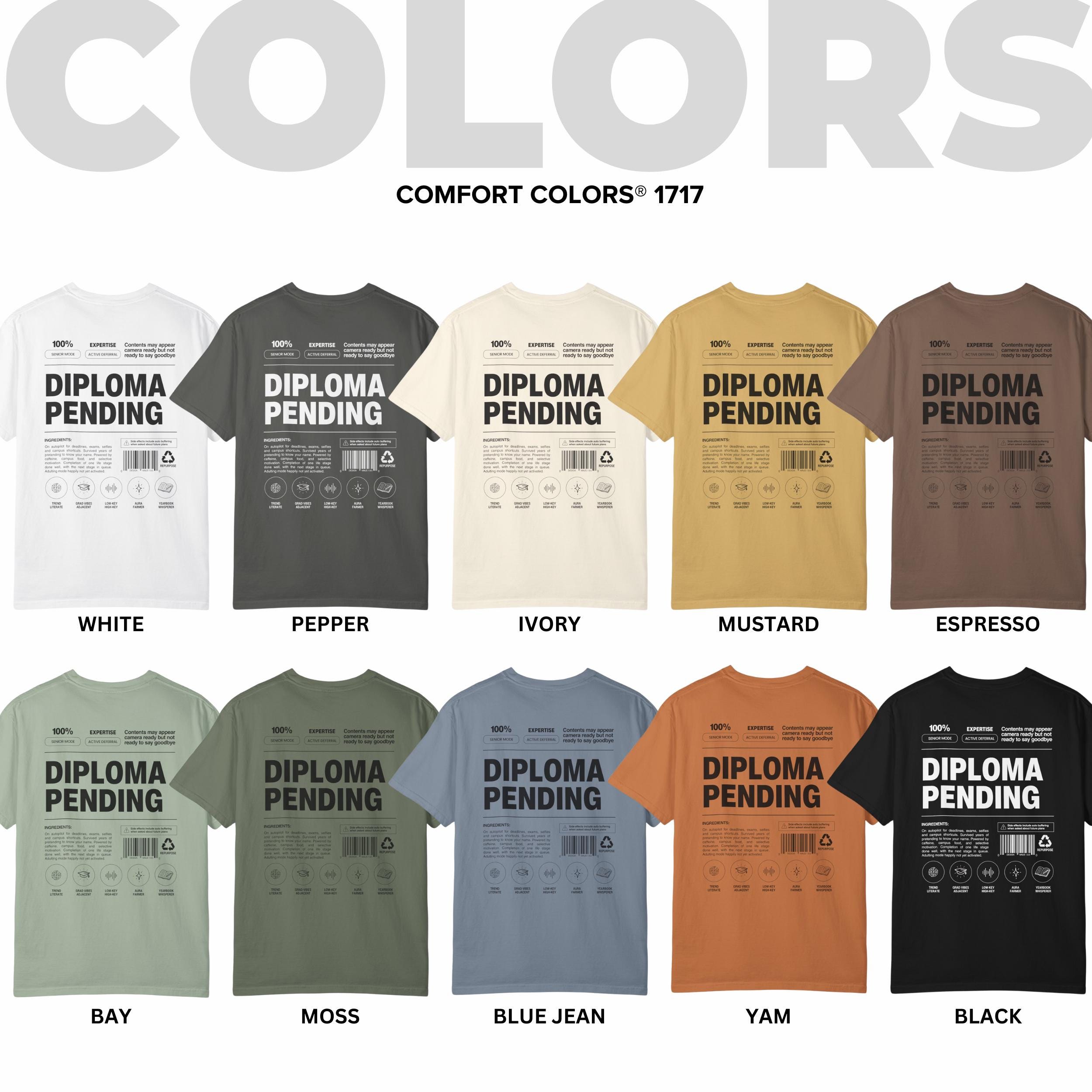 Graduation Senior 2026 Tee, Diploma Pending Parody Label T-shirt - Etsy