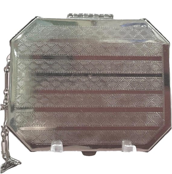 Early Engine Turned Combination Compact Yellow Gu… - image 2