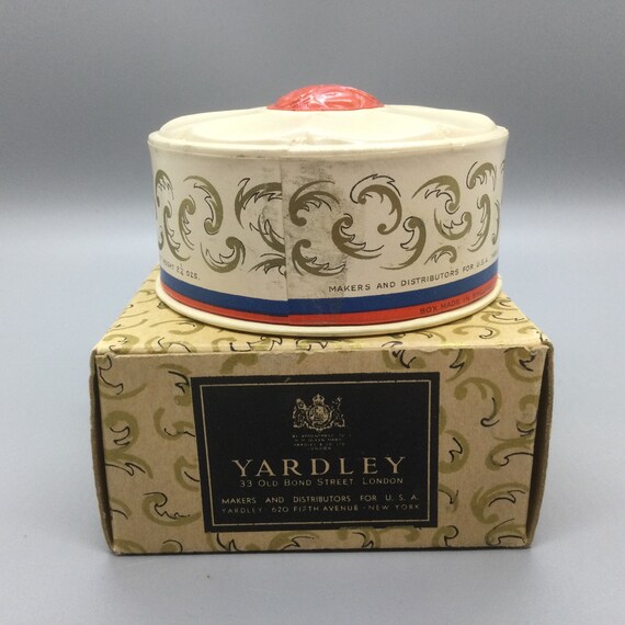 Vintage Yardley Powder Box Unused Original Box an… - image 7