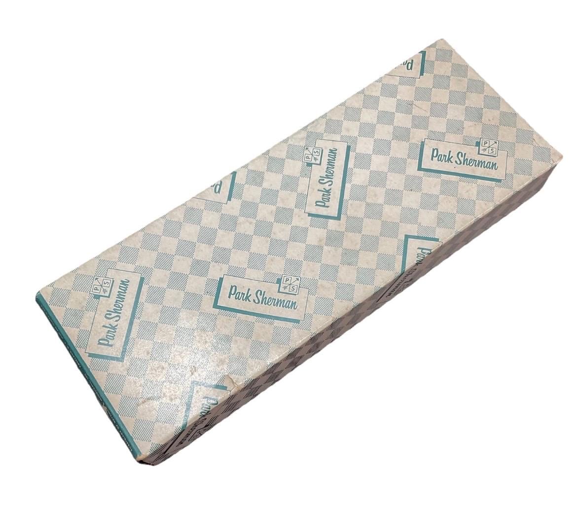 Park Sherman Confetti Lucite Memo Pad and Pen Set Turquoise Mid