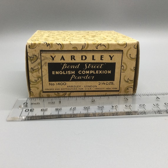 Vintage Yardley Powder Box Unused Original Box an… - image 9