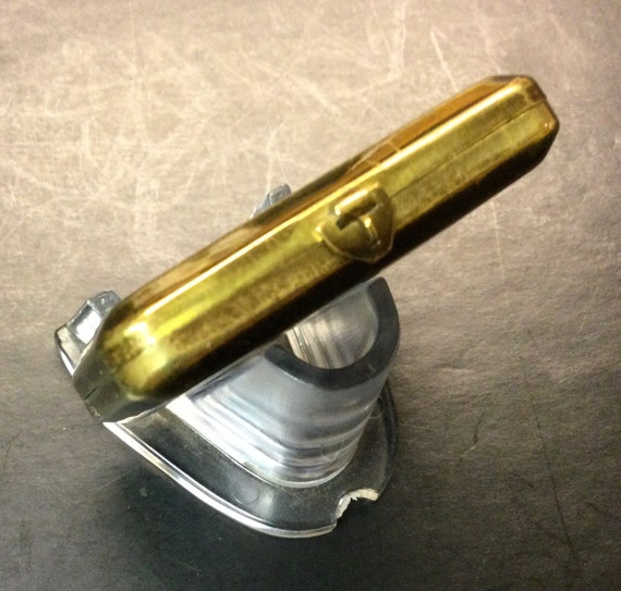 Tiny Vintage Melloglo Powder Compact Original Puf… - image 7