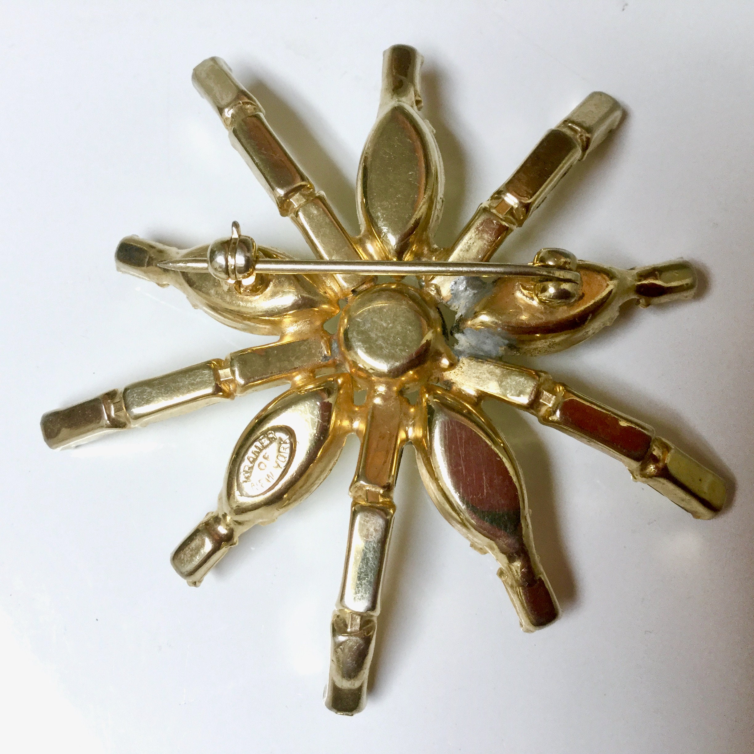 素晴らしいヴィンテージ クレイマー オブ ニューヨーク イエローと