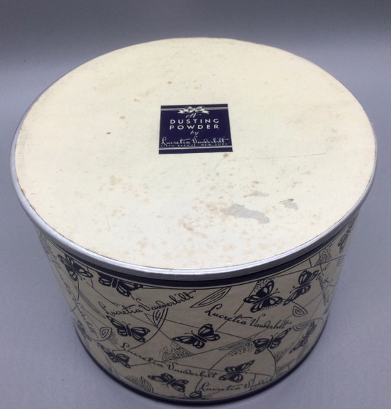 Large Vintage Dusting Powder Box Lucretia Vanderb… - image 3